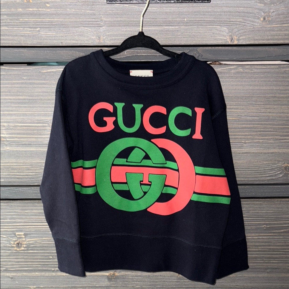 Gucci Black Sweatshirt with Logo